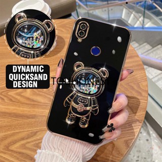 เคส Huawei Honor 80 Pro เคส Honor X6 Casing Honor X7 Cases Honor X8 Cover Honor 80 SE Cassing Honor X9A เคส Honor 80 GT Case Honor 8X Case Silicone Liquid Quicksand Astronaut Bracket Stand Soft Cover Phone Case ซิลิโคน ของเหลว ทรายดูด นักบินอวกาศ ขาตั้ง