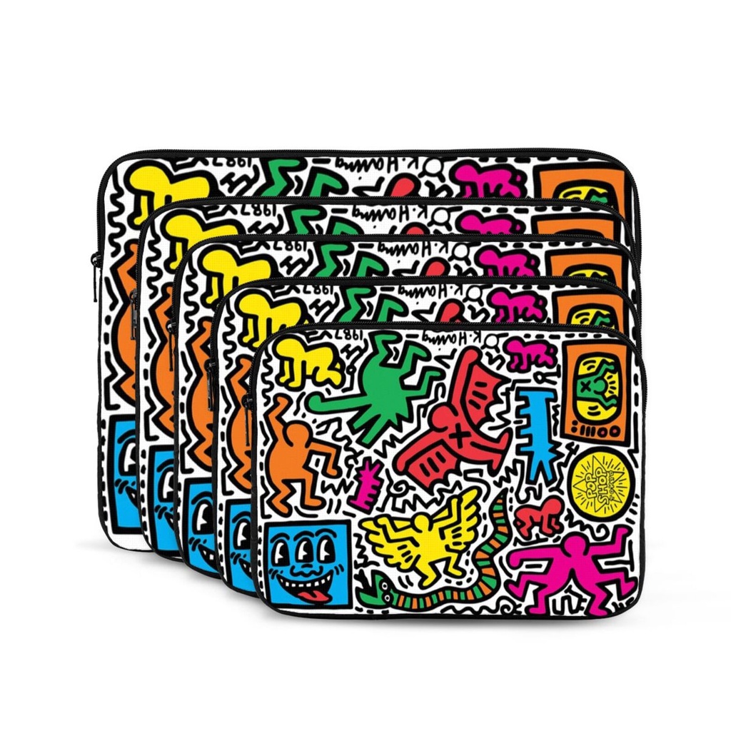 Keith Haring กระเป๋าใส่แล็ปท็อป แท็บเล็ต 10-17 นิ้ว แฟชั่นน่ารัก