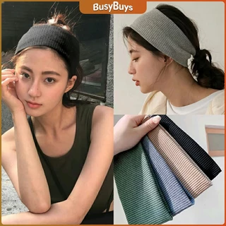 B.B. ผ้าคาดผม แบบดูดซับเหงื่อ ทรงสปอร์ต ที่คาดผมแฟชั่น sports hair band