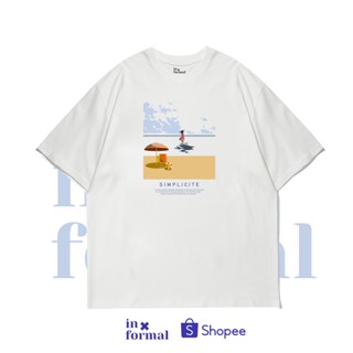 เสื้อยืดโอเวอร์ไซส์   "simple" unisex