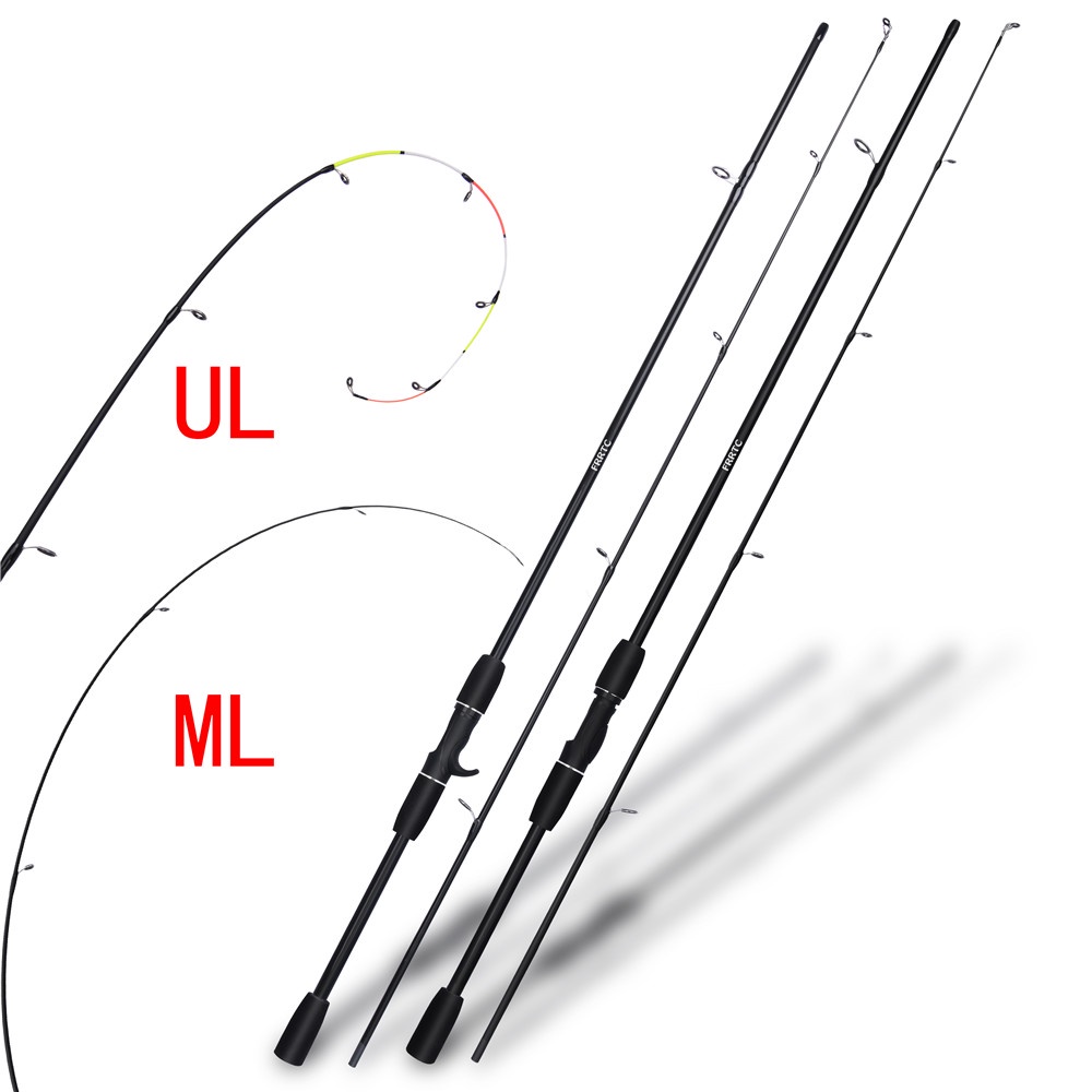 FRRTC เบ็ดตกปลาคันเบ็ดเบาพิเศษคันเบ็ดตกปลาขนาดกลาง 1.65/1.80 ม.