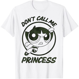 Childrens T-Shirt CN The Powerpuff Girls Buttercup&lt;Unk&gt; Call Me Princess T-Shirt Childrens T-Shirt Fashion Baby F_02 ข