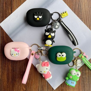 เคสหูฟังบลูทูธ ซิลิโคน ลายการ์ตูนน่ารัก พร้อมพวงกุญแจ สําหรับ xiaomi Buds 3 3 Pro 3t Pro FlipBuds Pro