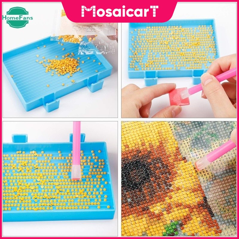 【MA พร้อมส่ง】ชุดเครื่องมือวาดภาพปักเพชร 11 20 45 127 ชิ้น พร้อมแหนบปากกา แบบเหนียว สําหรับผู้เริ่มต้น - รูปที่ 3