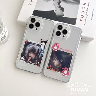เคสโทรศัพท์มือถือแบบนิ่ม TPU ใส ลายหมีสตรอเบอร์รี่ คุโรมิ น่ารัก สําหรับ Redmi Note 12 Pro Plus 5G 11T 11S 11 Pro 10 10T 5G 11 11S 10S 10 Pro Max 4G
