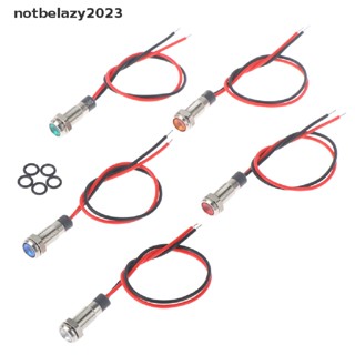 [notbelazy] ไฟเตือน led P67 6 มม. 3v 5v 6v 12v 24v 220v กันน้ํา [TH]