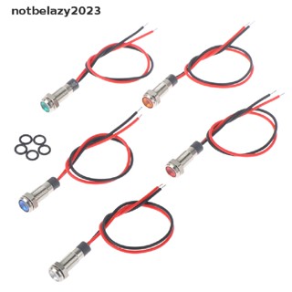 [notbelazy] ไฟเตือน led P67 6 มม. 3v 5v 6v 12v 24v 220v กันน้ํา [TH]