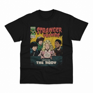 เสื้อยืดแขนสั้นเสื้อยืด พิมพ์ลายภาพยนตร์ Stranger Things The Body สไตล์วินเทจS-5XL