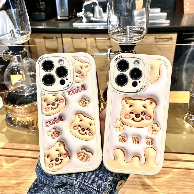 Casetify เคสโทรศัพท์มือถือแบบนิ่ม ลายการ์ตูนหมีพูห์ สําหรับ OPPO reno 7 2 3 4 5 6 8 pro Z 2Z 4Z 5Z 7