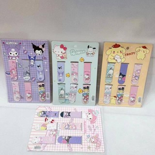 ที่คั่นหนังสือแม่เหล็ก ลาย Sanrio Mymelody Kuromi Cinnamoroll สําหรับนักเรียน สํานักงาน โรงเรียน จํานวน 6 ชิ้น ต่อแพ็ค