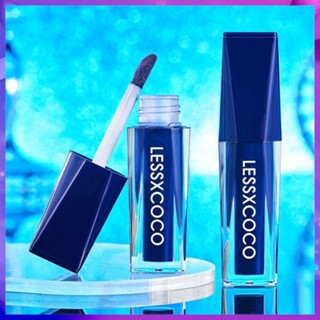 Lessxcoco ลิปสีน้ำเงิน ลิปเปลี่ยนสีตามอุณภูมิ ติดทน24ชม. ลิปสติกสีน้ำเงินเปลี่ยนสีตามอุณภูมิ ลิปเปลี่ยนสีปาก ลิปสติกกันน้ําเซต ลิปสติกกันน้ำ ลิปสติกเนื้อแมท ลิปมัน บำรุงริมฝีปาก