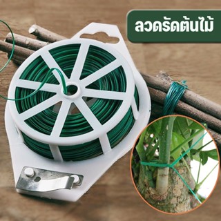 ✅CODมี 3 ขนาด ลวดรัดต้นไม้ ลวดเขียว ลวดดัดกิ่ง ลวดหุ้มพลาสติก ลวดอเนกประสงค์