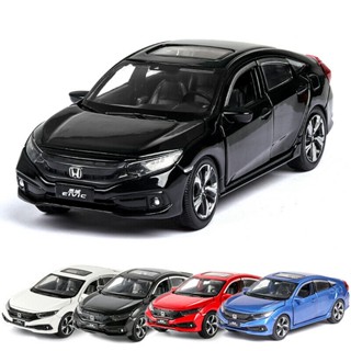 โมเดลรถยนต์ Civic 1:32 Honda Scale Diecast อัลลอยด์ ของเล่นสําหรับเด็ก