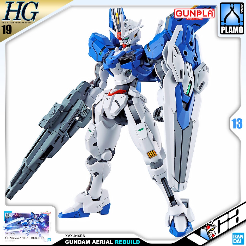 VCA 8️⃣ BANDAI GUNPLA HIGH GRADE HG GUNDAM AERIAL REBUILD ประกอบ หุ่นยนต์ โมเดล กันดั้ม กันพลา ของเล่น
