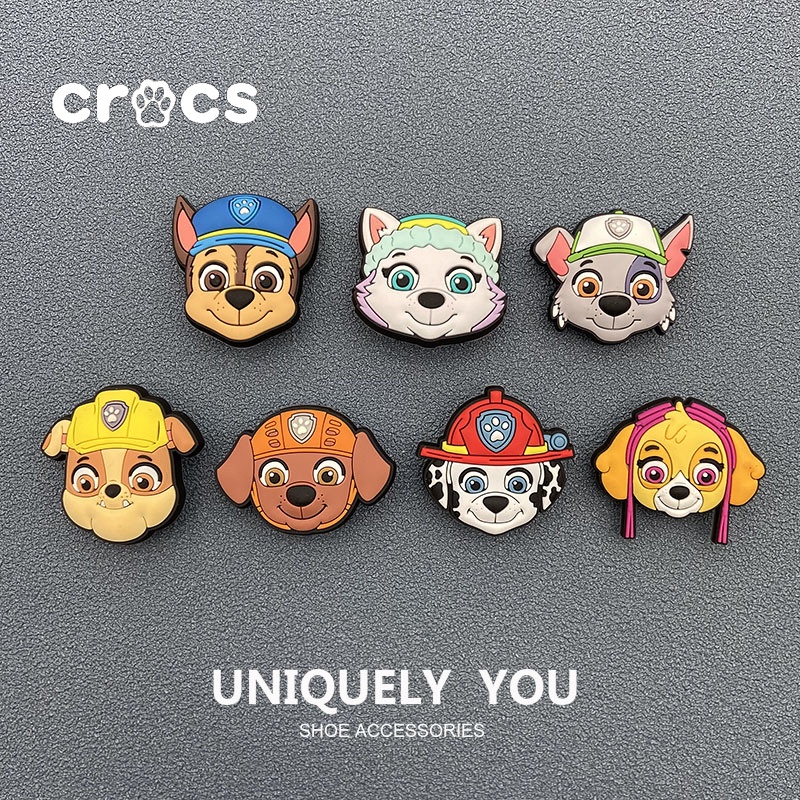 Crocs jibbitz charms PAW Patrol เข็มกลัด ลายการ์ตูนตัวละคร สําหรับตกแต่งเครื่องประดับ รองเท้า crocs