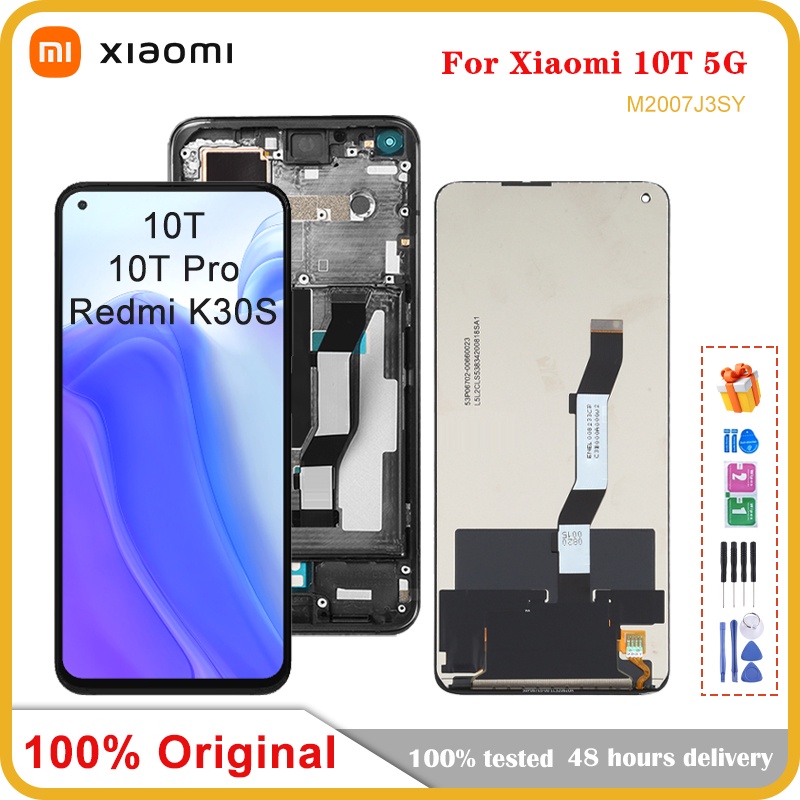 6.67 "; สําหรับ Xiaomi Mi 10T Pro 5G M2007J3SG จอแสดงผล LCD Touch Screen Digitizer สําหรับ Mi10T 5G 