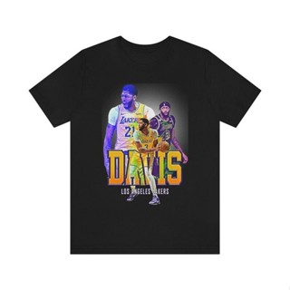 oversize T-shirt Anthony Davis เสื้อยืดลําลอง แขนสั้น พิมพ์ลายกราฟิก Bootleg 90s สไตล์วินเทจ 90s Rap R&amp;B สําหรับผู้ชาย