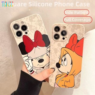 เคสโทรศัพท์มือถือ ซิลิโคนนิ่ม ป้องกันกล้อง ลายการ์ตูนมิกกี้เมาส์ มีลายด้านข้าง แฟชั่น สําหรับ Realme GT Neo5 3 3T 2 2T 2 Pro Q5 Q3 Pro Narzo 50A 50i Prime