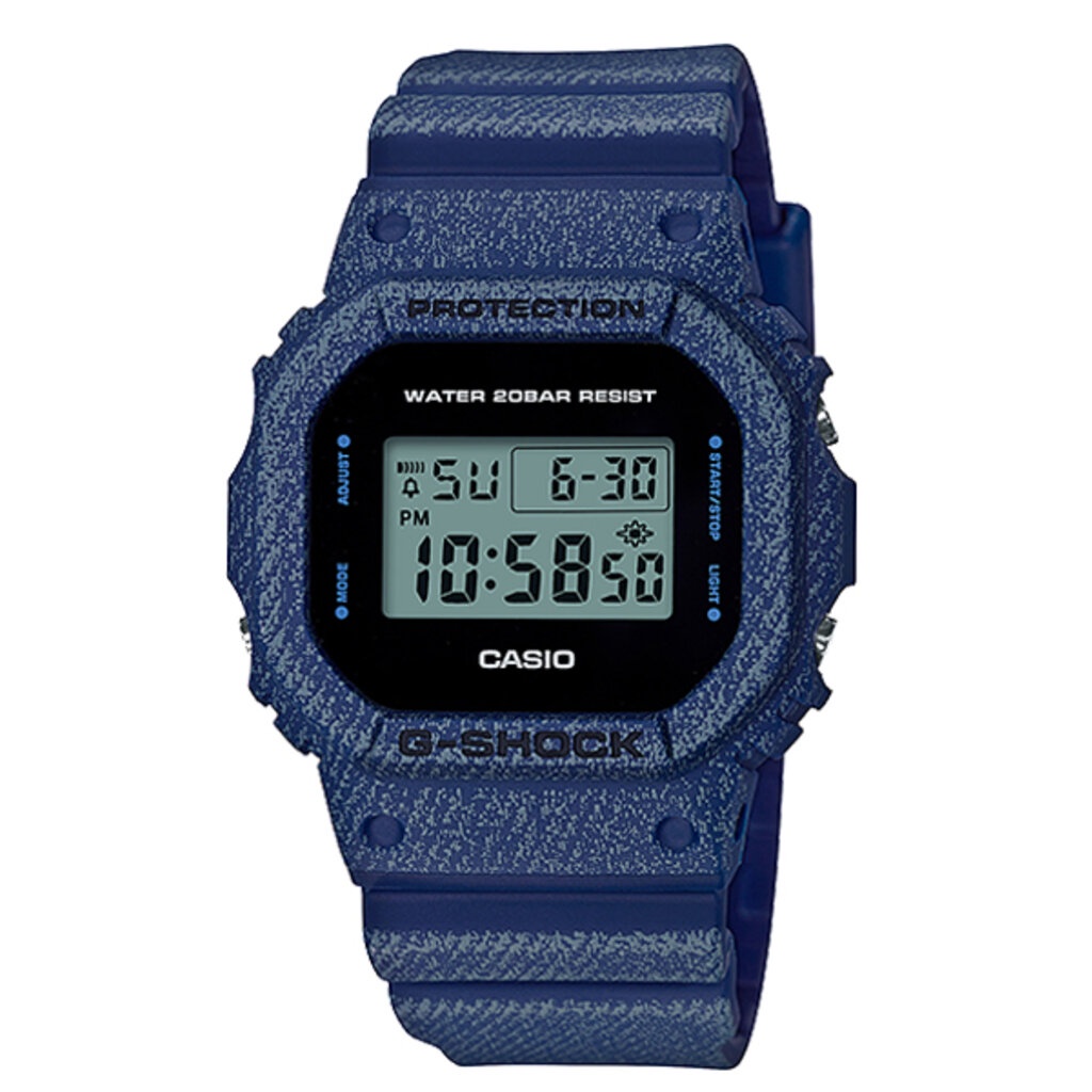 CASIO G-SHOCK พร้อมส่ง นาฬิกาข้อมือ นาฬิกากันน้ำ นาฬิกาของแท้ ประกันศูนย์ CMG 1 ปี ผ่อน0% รุ่น DW-5600DE-2D นาฬิกาสีน...