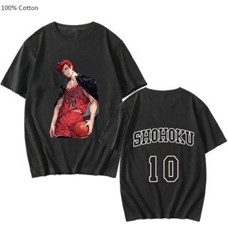 tshirt Slam Dunk – T-shirt Harajuku pour homme et femme, vêtement à la mode, décontracté, Manga, Kawaii, bande dessinée,