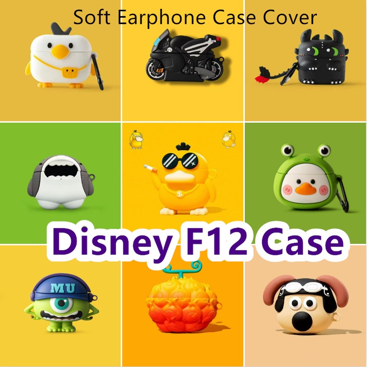 พร้อมส่ง! เคสหูฟัง แบบนิ่ม ลายการ์ตูนดิสนีย์ สําหรับเก็บสะสม Disney F12