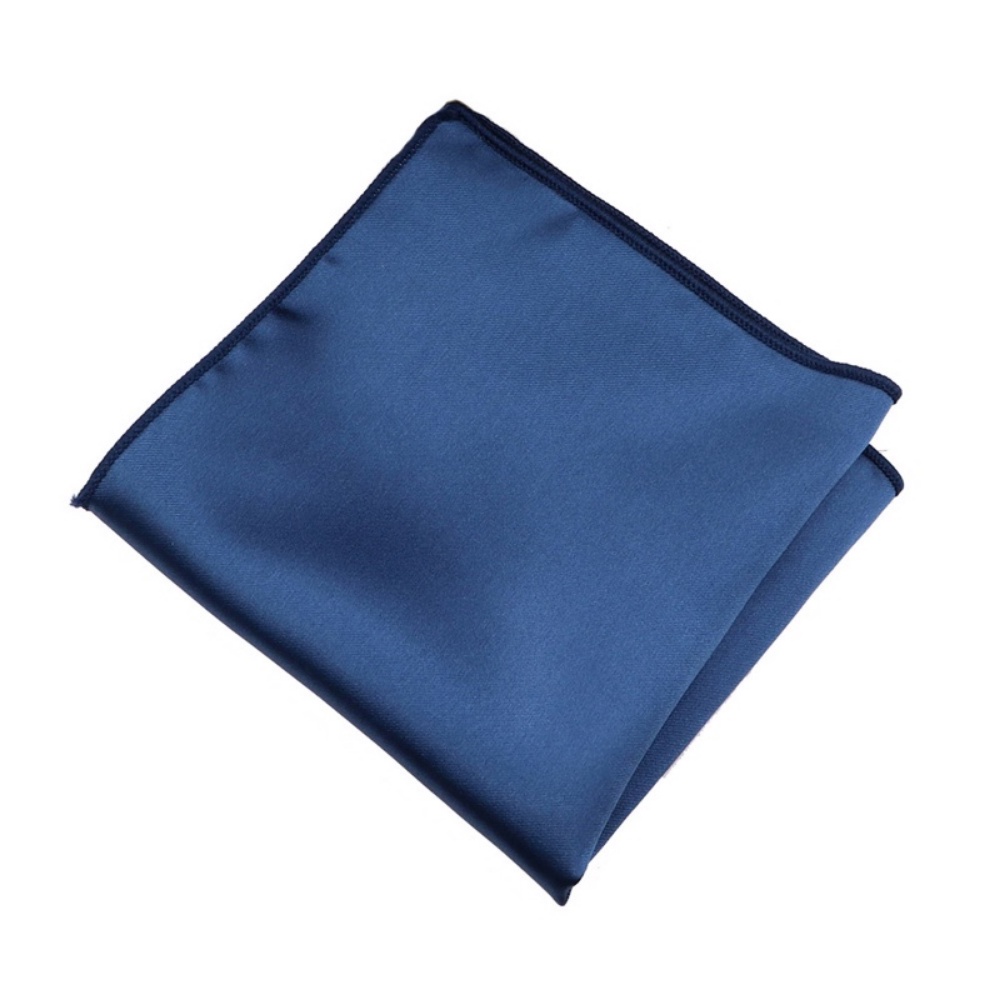 Zonfaz สีทึบผ ้ าไหมกระเป ๋ าสแควร ์ สําหรับผู ้ ชายชุดเงาคลาสสิกน ้ ําเงินสีแดงสีดําสบายๆผ ้ าเช ็ ดหน ้ าอุปกรณ ์ จัดงานแต ่ งงาน - รูปที่ 3