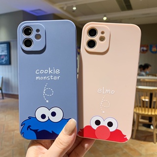 เคสป้องกันโทรศัพท์มือถือ แบบนิ่ม ลาย Sesame Street สําหรับ Apple Iphone 11 14 13mini 12 14 xr