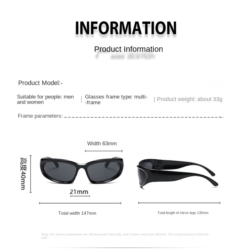 Unisex ฤดูร้อน✨แว่นกันแดด✨ป้องกันรังสียูวีUV400กรอบเหลี่ยมหลากสีY2Kนสุดเท่สไตล์พังก์ผู้ชายและผู้หญิง แฟชั่นเกาหลี แว่นตากันแดด - รูปที่ 7