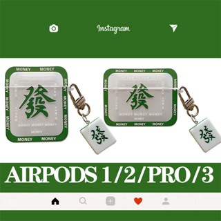 เคสหูฟังบลูทูธไร้สาย ซิลิโคน ลายไพ่นกกระจอก สร้างสรรค์ สําหรับ Airpods 1 2 Pro3