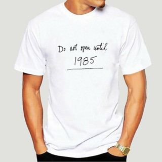 2022 Men T Shirts Back To The Future Open 1985 T Shirt Fashion O-neck Tees_03