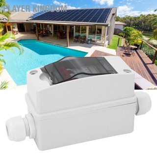 Player kingdom DC Circuit Breaker 2P 50A สวิตช์แยกขนาดเล็ก IP65 กันน้ำ Solar PV 1000V