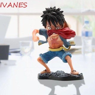 Ivanes โมเดลฟิกเกอร์ Luffy Pvc ขนาด 13 ซมสําหรับตุ๊กตาของเล่น