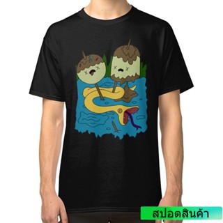 เสื้อยืดแขนสั้นเสื้อยืด ผ้าฝ้าย พิมพ์ลายเจ้าหญิง Bubblegum Adventure Time คลาสสิก สําหรับผู้ชายS-5XL