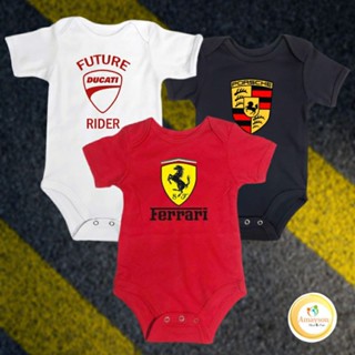 Amayson Ferrari Porsche Ducati Onesies สําหรับเด็ก ISW2