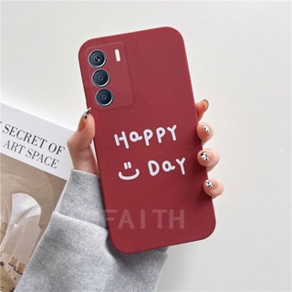 พร้อมส่ง เคสโทรศัพท์มือถือ ซิลิโคนนิ่ม TPU ผิวด้าน กันรอยเลนส์กล้อง ลาย Happy Day สําหรับ INFINIX Zero 5G 2023 INFINIX ZERO5G