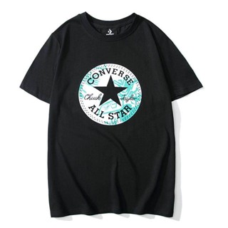 Original_converse _ เสื้อยืด _ kasual_bulat_cetak_logo_lengan_pendek_trendi_pria_dan_wanita_liar_kemeja_01
