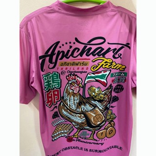 2023 New  Shir👕 Apichat Farm 👕 T-Shirt, Apichat Farm Shirt แพทเทินดีมีสไตล์ สินค้าพร้อมส่ง ผ้าฝ้าย 100%💥