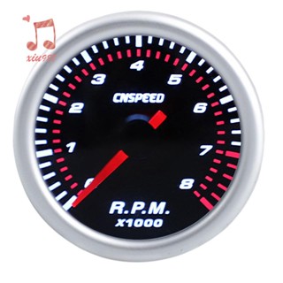 Cnspeed เครื่องวัดรอบเครื่องยนต์รถยนต์ 2 นิ้ว 52 มม. 0-8000 RPM 12V RPM