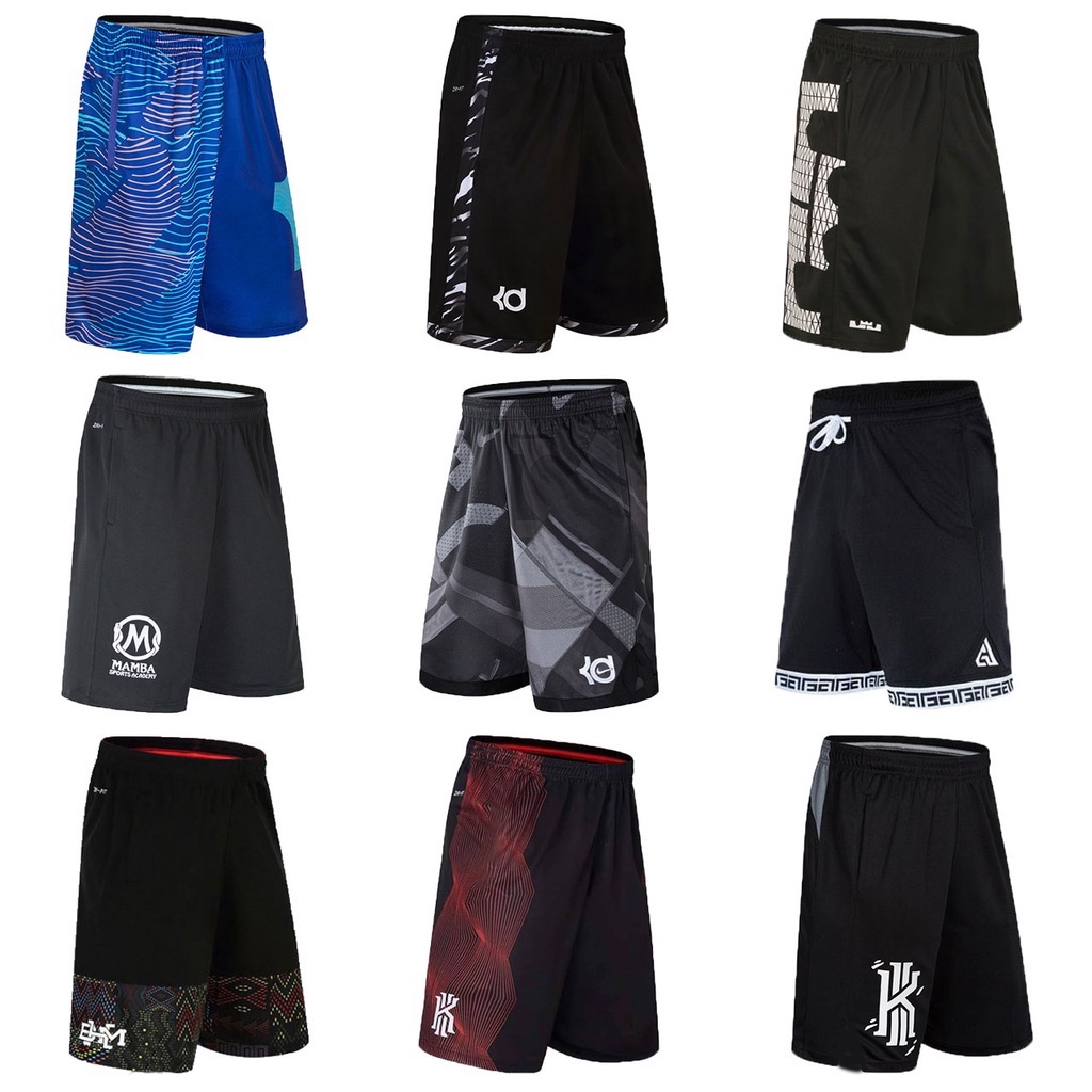 กางเกงบาส KD,LeBron James,Kyrie Irving, Kobe, Greek Freak Basketball Shorts Dri-Fit สำหรับเล่นกีฬา บ