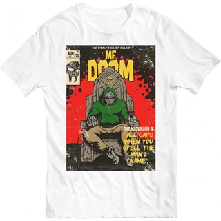 GILDAN เสื้อยืด ผ้าฝ้าย พิมพ์ลาย Mf Doom สไตล์คลาสสิก สําหรับผู้ชาย