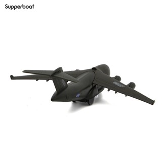 Supperboat โมเดลเครื่องบินบังคับวิทยุ 1/32 C17 LED ของเล่นสําหรับเด็ก