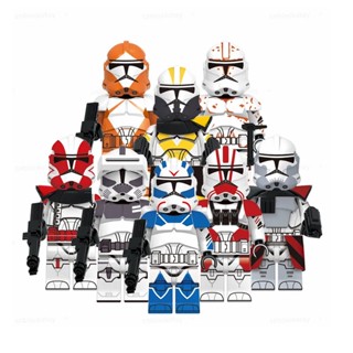 กัปตัน กัปตัน สีเทา 501th Jet Trooper ARC Trooper มินิ ฟิกเกอร์ แอคชั่น พลาสติก บล็อกตัวต่อ ของเล่นเพื่อการศึกษา สําหรับเด็ก