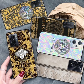 Versace เคสโทรศัพท์มือถือซิลิโคน TPU กันกระแทก สําหรับ OPPO A93 F17 A94 F19 A94 F11 F9 A7X PRO 4G 5G