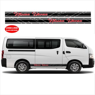 X2 NV350 Urvan Nissan Urvan สติกเกอร์ไวนิล สําหรับติดตกแต่งร่างกาย (ซ้ายและขวา)