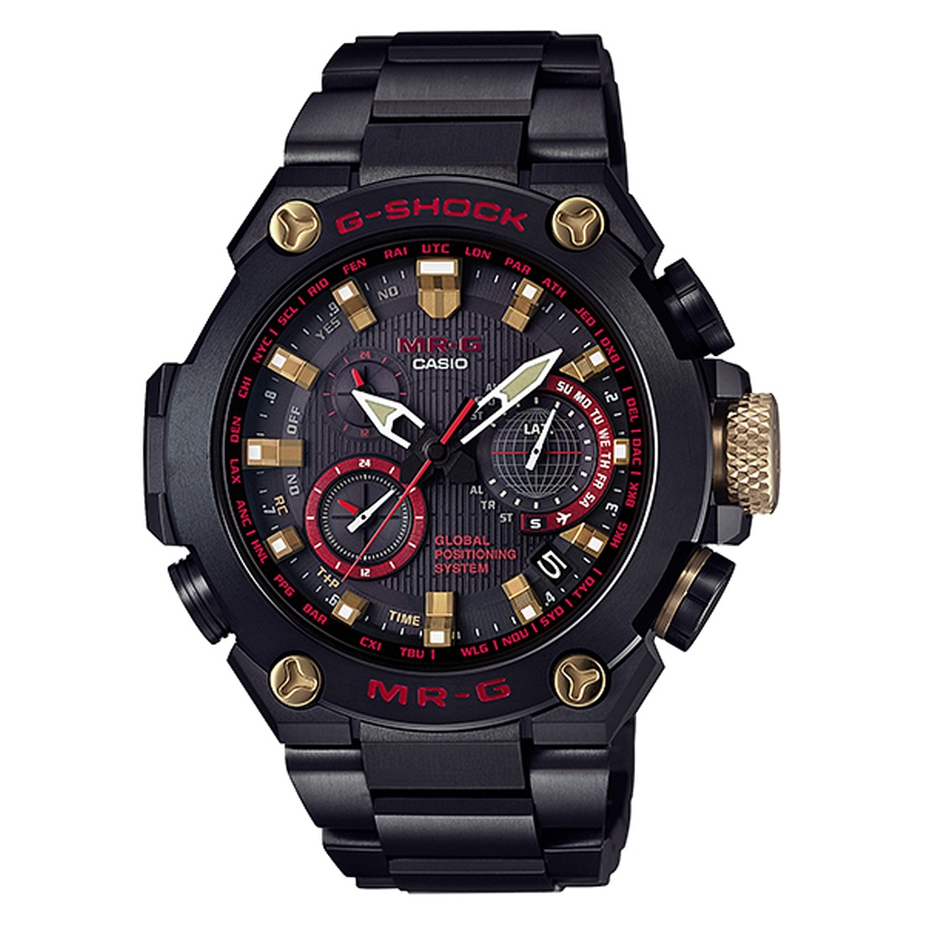 CASIO G-SHOCK พร้อมส่ง นาฬิกาข้อมือ นาฬิกากันน้ำ นาฬิกาของแท้ ประกันศูนย์ CMG 1 ปี ผ่อน0% รุ่น MRG-G1000B-1A4 นาฬิกาสีดำ