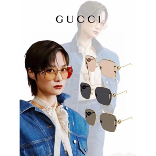 **do** แว่นตามาพร้อมสร้อยห้อย GUCCI Oversized Ladies Sunglasses มี 3 สีให้เลือก สินค้าใหม่ ของแท้