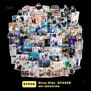 Supre สติกเกอร์อัลบั้มรูปภาพ Kpop Stray Kids MAXIDENT NOEASY GO LIVE ODDINARY 97 ชิ้น ต่อชุด