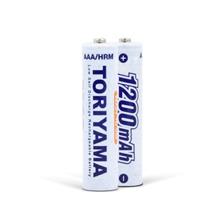 Toriyama ถ่านชาร์จ AAA 1200mAh (แพ็ค 2 ก้อน) ถ่าน