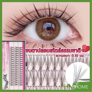 ขนตาปลอมแบบธรรมชาติ /8/10/11/12/14 มม. ต่อขนตาแต่ละช่อ False Eyelashes