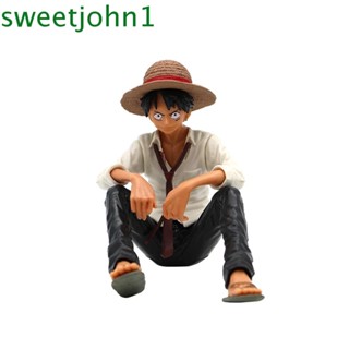 Sweetjohn Home ตุ๊กตาฟิกเกอร์ลิง D Luffy Pvc ขนาด 13 ซม .